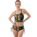 Feathers Realistic Pattern Mini Tank Bikini Set View1