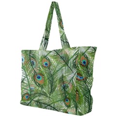 Peacock Feathers Pattern Simple Shoulder Bag by Vaneshart