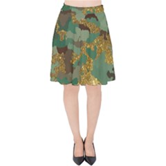 Glamouflage Velvet High Waist Skirt by VeataAtticus