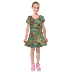Glamouflage Kids  Short Sleeve Velvet Dress by VeataAtticus