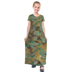 Glamouflage Kids  Short Sleeve Maxi Dress by VeataAtticus