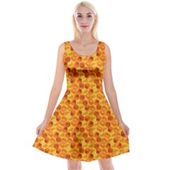 Honeycomb Reversible Velvet Sleeveless Dress by retrotoomoderndesigns
