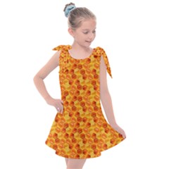 Honeycomb Kids  Tie Up Tunic Dress by retrotoomoderndesigns