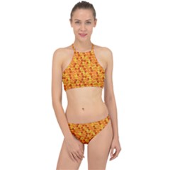 Honeycomb Racer Front Bikini Set