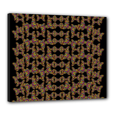 Butterflies In The Sky Giving Freedom Canvas 24  X 20  (stretched) by pepitasart