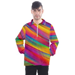Rainbow Dreams Men s Half Zip Pullover