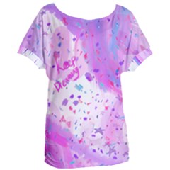 Women s Oversized Tee Shirt In Keep Dreaming Sprinkle Print  by SweetPinkDreams