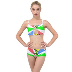 House Plant Layered Top Bikini Set by okhismakingart