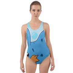 Patokip Cut-out Back One Piece Swimsuit