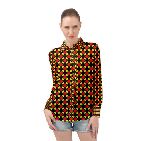 New Arrivals-b-2 Long Sleeve Chiffon Shirt by ArtworkByPatrick