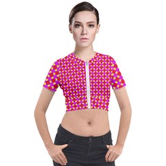 New Arrivals-b-3 Short Sleeve Cropped Jacket by ArtworkByPatrick