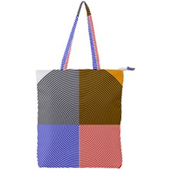 Circles Double Zip Up Tote Bag by impacteesstreetweareight