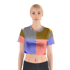 Circles Cotton Crop Top by impacteesstreetweareight