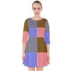 Circles Smock Dress by impacteesstreetweareight