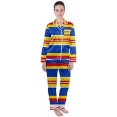 Design 569 Satin Long Sleeve Pyjamas Set by impacteesstreetweareight