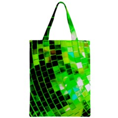 Green Disco Ball Zipper Classic Tote Bag by essentialimage