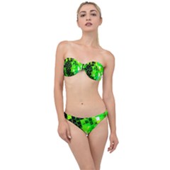 Green Disco Ball Classic Bandeau Bikini Set by essentialimage