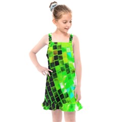 Green Disco Ball Kids  Overall Dress by essentialimage