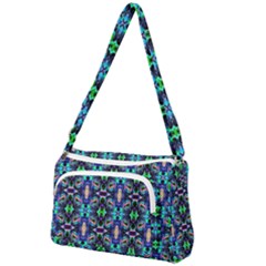 New Arrivals-b-10 Front Pocket Crossbody Bag by ArtworkByPatrick