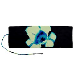 Blue And Yellow Tulip Roll Up Canvas Pencil Holder (m)