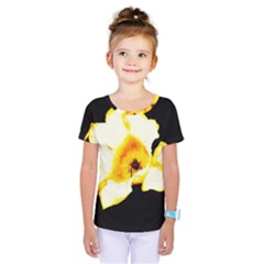 Yellow And Orange Tulip Kids  One Piece Tee