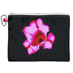 Pink And Red Tulip Canvas Cosmetic Bag (xxl) by okhismakingart