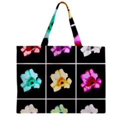 Tulip Collage Zipper Mini Tote Bag by okhismakingart