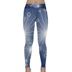 Network Technology Connection Classic Yoga Leggings by Alisyart