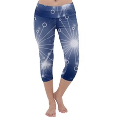 Network Technology Connection Capri Yoga Leggings