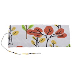 Tree Autumn Forest Landscape Roll Up Canvas Pencil Holder (s)