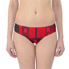 Light Neon City Buildings Sky Red Hipster Bikini Bottoms