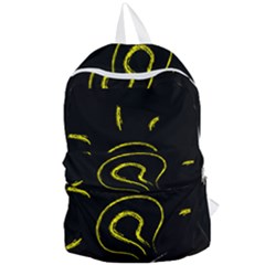 Bulb Light Idea Electricity Foldable Lightweight Backpack