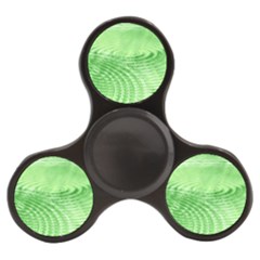 Wave Concentric Circle Green Finger Spinner