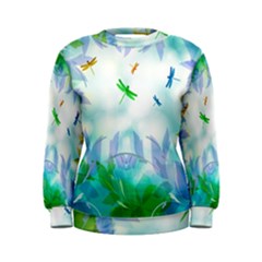 Scrapbooking Tropical Pattern Women s Sweatshirt