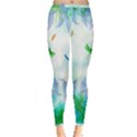 Scrapbooking Tropical Pattern Inside Out Leggings View1