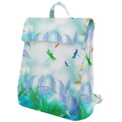 Scrapbooking Tropical Pattern Flap Top Backpack