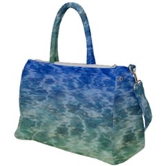 Water Blue Transparent Crystal Duffel Travel Bag