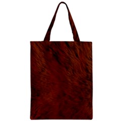Fur Skin Bear Zipper Classic Tote Bag