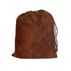 Fur Skin Bear Drawstring Pouch (xl)