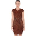 Fur Skin Bear Capsleeve Drawstring Dress  View1