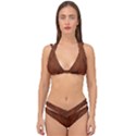 Fur Skin Bear Double Strap Halter Bikini Set View1