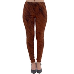 Fur Skin Bear Lightweight Velour Leggings by HermanTelo