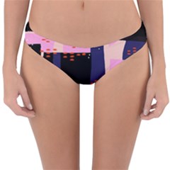 Vibrant Tropical Dot Patterns Reversible Hipster Bikini Bottoms