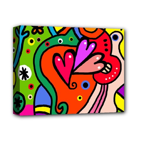 Seamless Doodle Deluxe Canvas 14  X 11  (stretched)