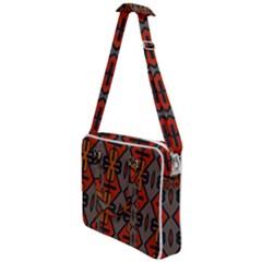 Seamless Digitally Created Tilable Abstract Pattern Cross Body Office Bag by Vaneshart