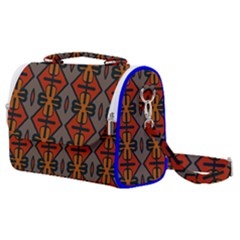 Seamless Digitally Created Tilable Abstract Pattern Satchel Shoulder Bag by Vaneshart