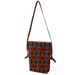 Seamless Digitally Created Tilable Abstract Pattern Folding Shoulder Bag by Vaneshart