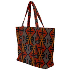 Seamless Digitally Created Tilable Abstract Pattern Zip Up Canvas Bag by Vaneshart