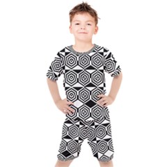 Hexagon Kids  Tee And Shorts Set by impacteesstreetweareight