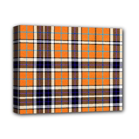 Tartans Yellow 34 Deluxe Canvas 14  X 11  (stretched) by impacteesstreetwearfour